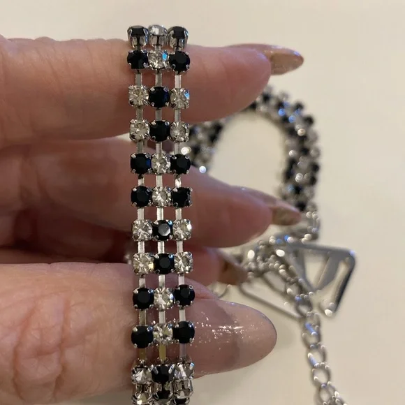 💎Bra Shoulder Straps Sparkly Rhinestones Adjustable - Picture 2 of 4